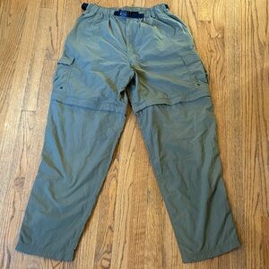 REI convertible pants Sahara large men’s shorts hiking scouts co op